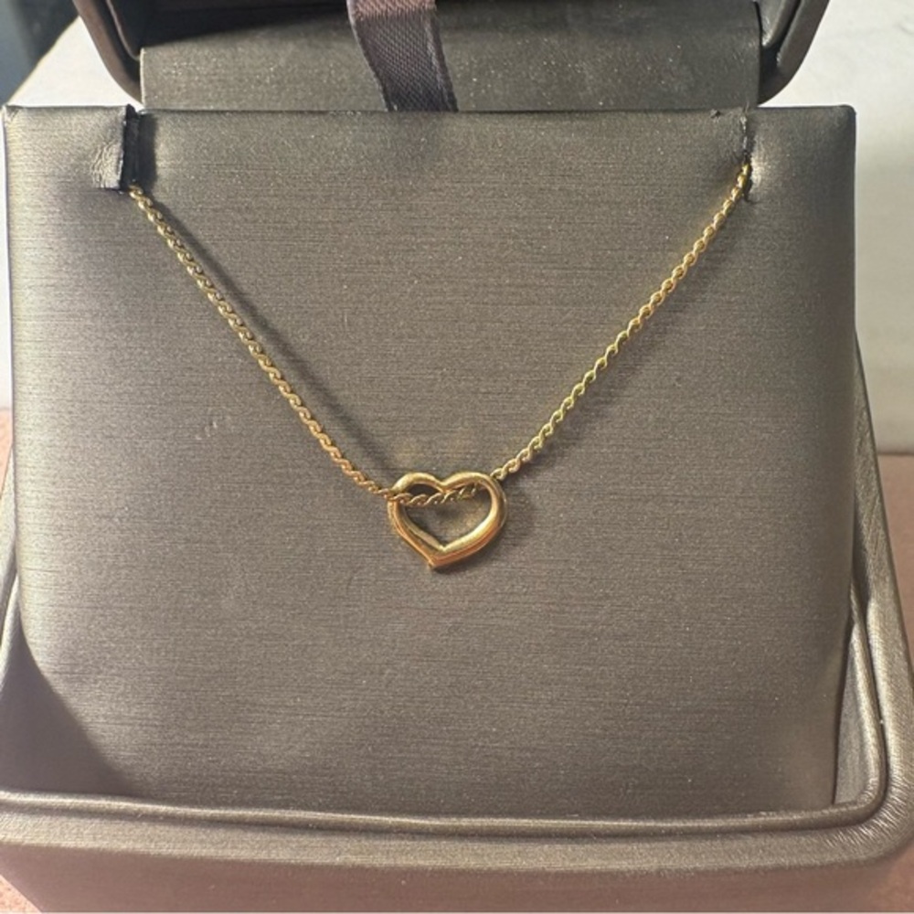 Gold Filled Chain and Heart Pendant